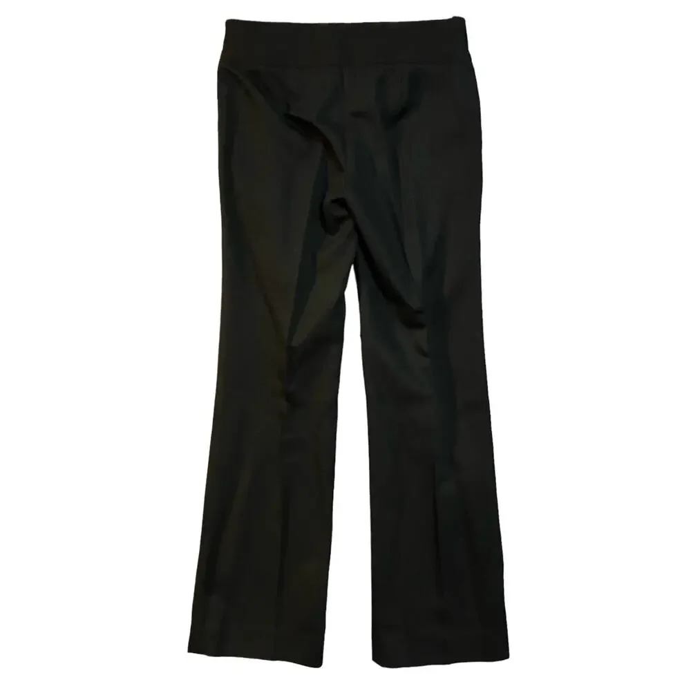 J. Crew Women's Black Cotton/Linen Favorite Fit Bootcut 32.5